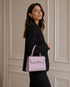 BORSA MINI HANDLE NERA CON CHIUSURA ORO (127)