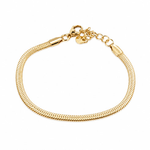 BRACCIALE PIATTA DORATO