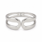 BRACCIALE RIGIDO SCULTURE ARGENTO