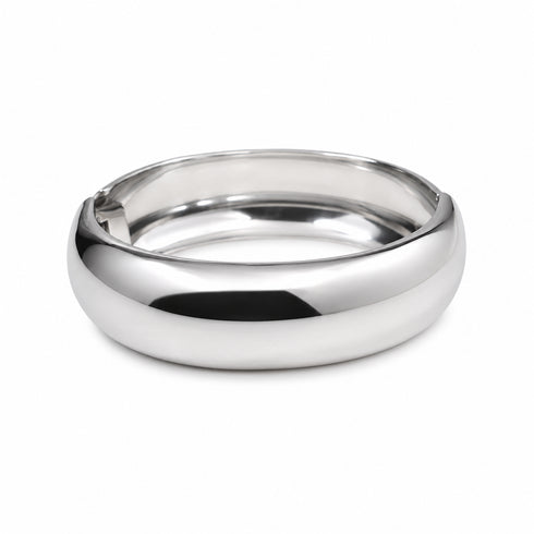 BRACCIALE RIGIDO LUCIDO IN ACCIAIO