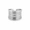 ANELLO FASCIA MULTILINEA ARGENTO LUCIDO