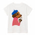 T-SHIRT CANE PARIGINO CON CAFFÈ (151)
