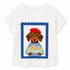 T-SHIRT CON STAMPA BASSOTTO PARIGINO (154)