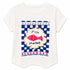 T-SHIRT CON STAMPA PESCE POP E FANTASIA BLU (155)