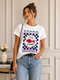 T-SHIRT CON STAMPA PESCE POP E FANTASIA BLU (155)