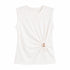 T-SHIRT SMANICATA CON DETTAGLIO GIOIELLO E DRAPPEGGIO LATERALE (14)