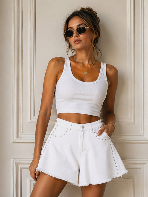 SHORTS A FARFALLA CON BORCHIE (147)