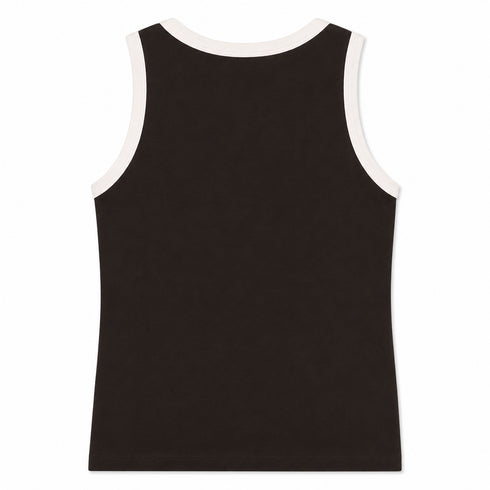 HAVEONE TOP CANOTTIERA CON PROFILI A CONTRASTO (141)