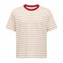 HAVEONE,T-SHIRT RIGATA IN VISCOSA CON SCOLLO A CONTRASTO (2)