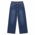 JEANS PALAZZO A VITA ALTA IN DENIM SCURO (145)