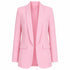 GIACCA BLAZER ROSA CON COLLO A SCIALLE (158)