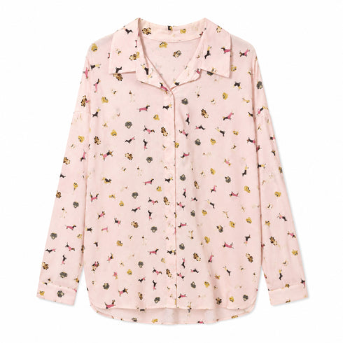 CAMICIA CON STAMPA CAGNOLINI (160)