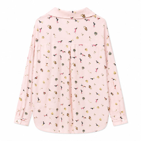 CAMICIA CON STAMPA CAGNOLINI (160)