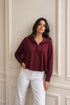 CAMICIA OVER FIT IN COTONE CELESTE (8)