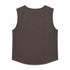 COMPLETO GILET E PANTALONE PALAZZO IN VISCOSA MARRONE (160)