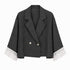 COMPLETO BLAZER CON PIZZO A CONTRASTO (168)