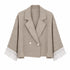 COMPLETO BLAZER CON PIZZO A CONTRASTO (168)