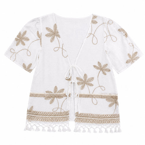 COMPLETO CORTO RICAMATO CON NAPPE (170)
