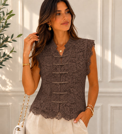 PIZZO FLOREALE SAN GALLO CON CHIUSURA ORIENTALE (167)