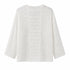 CARDIGAN CROCHET BIANCO OVERSIZE (170)