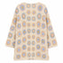 GIACCA CARDIGAN UNCINETTO PATCHWORK FIORI PASTELLO (171)