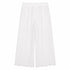 PANTALONE LUNGO PALAZZO IN PIZZO SAN GALLO BIANCO (172)