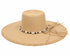 CAPPELLO IN PAGLIA A TESA LARGA CON DETTAGLIO CONCHIGLIE