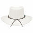 CAPPELLO WESTERN IN PAGLIA INTRECCIATA CON FASCIA DECORATIVA