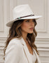 CAPPELLO WESTERN IN PAGLIA INTRECCIATA CON FASCIA DECORATIVA