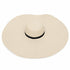CAPPELLO A TESA LARGA ELEGANTE IN PAGLIA COLOR AVORIO
