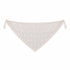 FOULARD PIZZO FLOREALE SEMITRASPARENTE ANNODATO