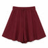 PANTALONCINO GONNA SVASATO CON ELASTICO IN VITA BORDEAUX (176)