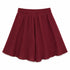 PANTALONCINO GONNA SVASATO CON ELASTICO IN VITA BORDEAUX (176)