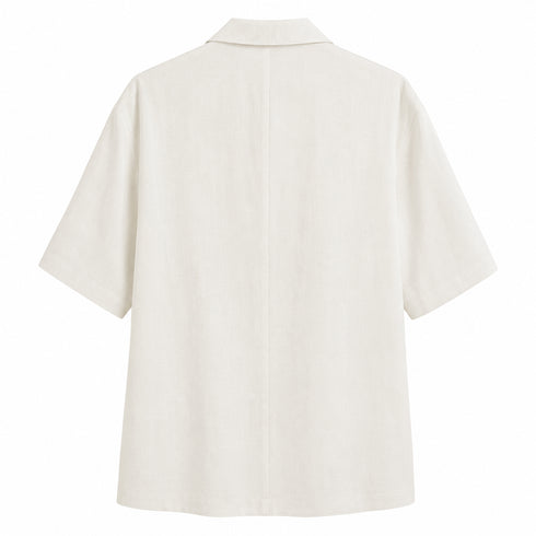 COMPLETO A MANICA CORTA E SHORTS IN TESSUTO VISCOSA (179)