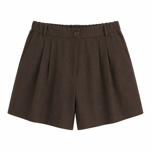 COMPLETO A MANICA CORTA E SHORTS IN TESSUTO VISCOSA (179)