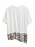 TENSIONE IN,T-SHIRT CON INSERTO PAILLETTES EFFETTO GLAMOUR
