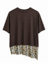 TENSIONE IN,T-SHIRT CON INSERTO PAILLETTES EFFETTO GLAMOUR