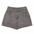 HAVEONE SHORTS DENIM ANIMALIER A VITA ALTA