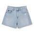 HAVEONE SHORTS IN DENIM A VITA ALTA A FARAFALLA