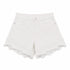 HAVEONE SHORTS BIANCO ELEGANTE CON DETTAGLI IN PIZZO