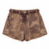 HAVEONE SHORTS CAMOUFLAGE A FARFALLA CON CINTURA INTRECCIATA