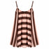 VESTITO CORTO SVASATO A RIGHE