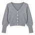 HAVEONE CARDIGAN CORTO CON BOTTONI