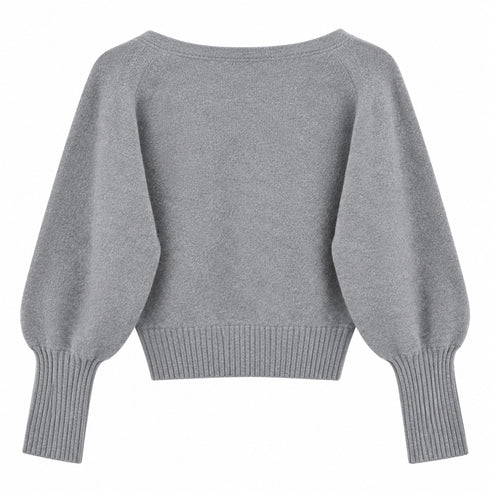 HAVEONE CARDIGAN CORTO CON BOTTONI