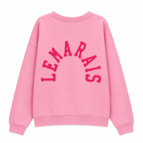 FELPA OVERSIZE CON SCRITTA LEMARAIS IN RILIEVO (13)