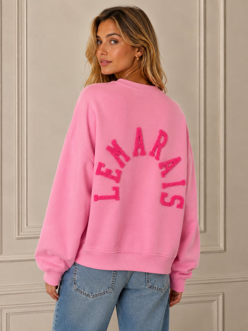 FELPA OVERSIZE CON SCRITTA LEMARAIS IN RILIEVO (13)