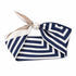 FOULARD GIOIELLO A RIGHE BLU E BIANCO