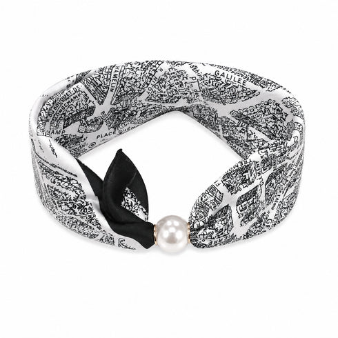 FOULARD GIOIELLO CON PERLA