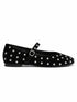 BALLERINE MARY JANE NERE CON STRASS
