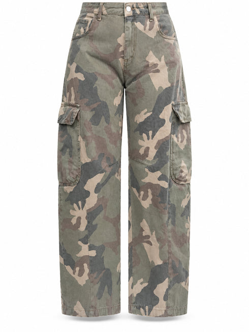 HAVEONE PANTALONE CARGO MILITARE